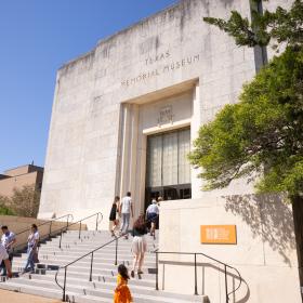 front entrance of Texas Science & Natural History Museum