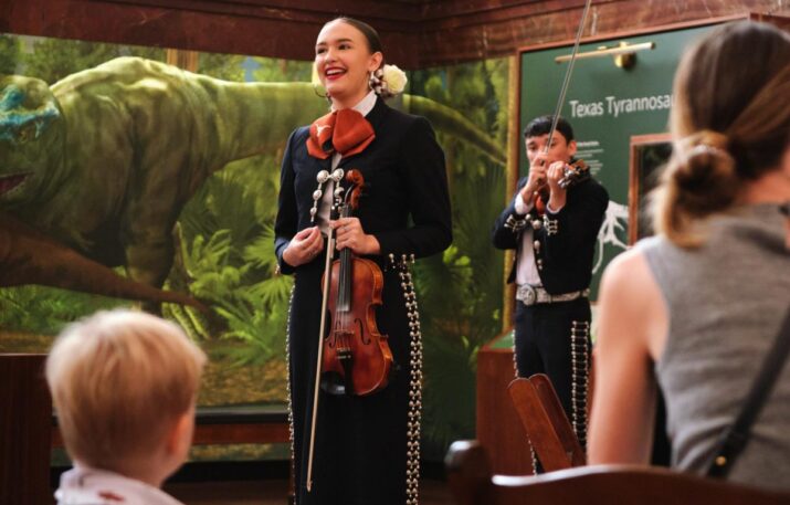 Woman playing violin