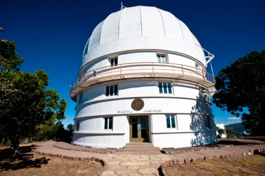 Exterior shot of McDonald Observatory