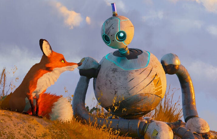 image from The Wild Robot movie