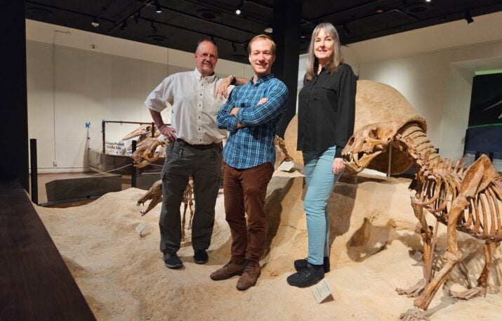 paleontologist team at Texas Science & Natural History Museum
