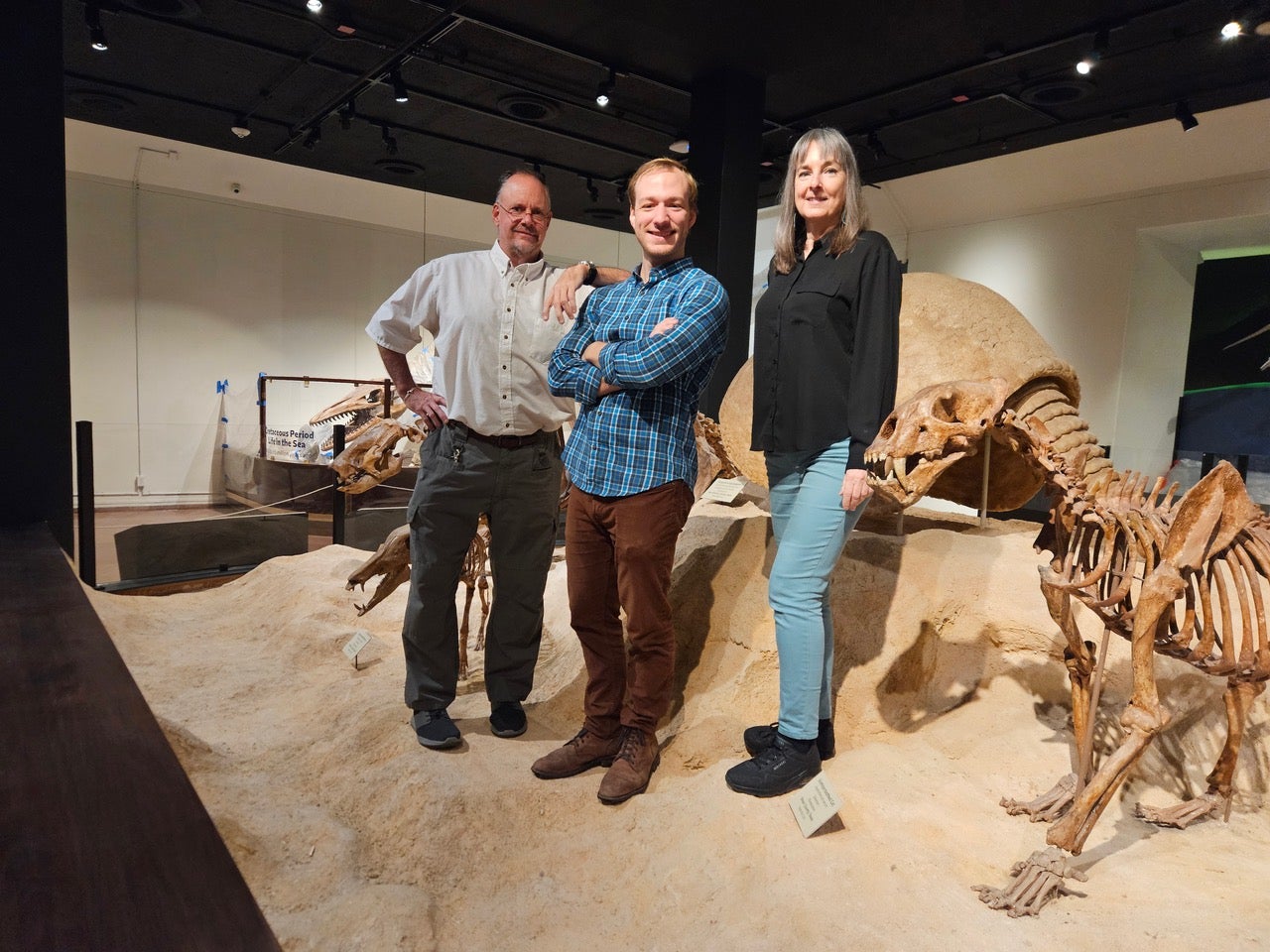 paleontologist team at Texas Science & Natural History Museum